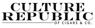 CULTURE REPUBLIC OF CIGARS & CO. logo