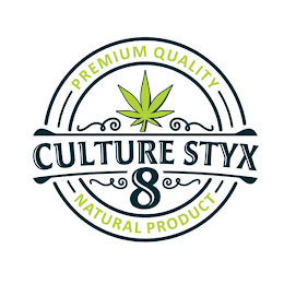 CULTURE STYX 8 PREMIUM QUALITY NATURAL PRODUCT logo