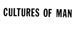 CULTURES OF MAN logo