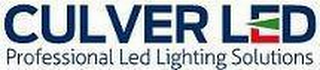 CULVER LED PROFESSIONAL LED LIGHTING SOLUTIONS logo