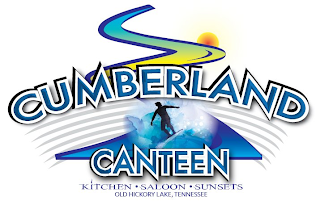 CUMBERLAND CANTEEN KITCHEN · SALOON · SUNSETS OLD HICKORY LAKE, TENNESSEE logo