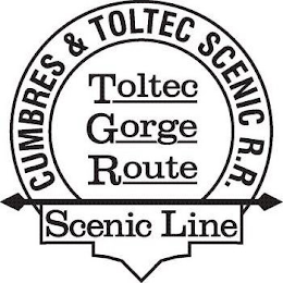 CUMBRES & TOLTEC SCENIC RAILROAD TOLTEC GORGE ROUTE SCENIC LINE logo
