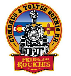 CUMBRES & TOLTEC SCENIC RR 488 488 488 488 488 PRIDE OF THE ROCKIES logo