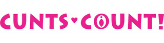 CUNTS COUNT! logo