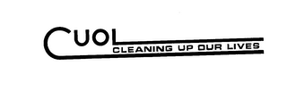 CUOL CLEANING UP OUR LIVES logo