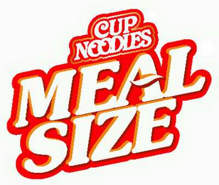 CUP NOODLES MEAL-SIZE logo