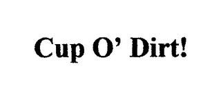 CUP O' DIRT! logo