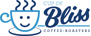 CUP OF BLISS COFFEE · ROASTERS logo