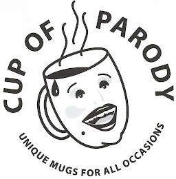 CUP OF PARODY UNIQUE MUGS FOR ALL OCCASIONS logo