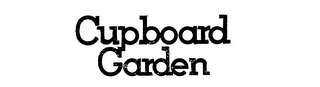 CUPBOARD GARDEN logo