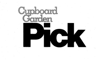 CUPBOARD GARDEN PICK logo