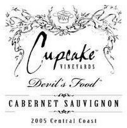 CUPCAKE VINEYARDS DEVIL'S FOOD CABERNET SAUVIGNON 2005 CENTRAL COAST logo
