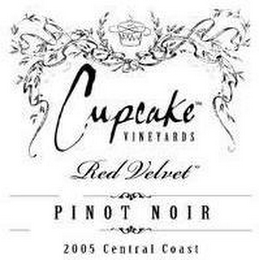 CUPCAKE VINEYARDS RED VELVET PINOT NOIR 2005 CENTRAL COAST logo