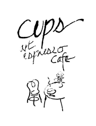 CUPS AN ESPRESSO CAFE logo