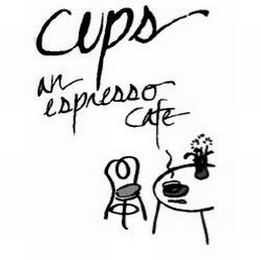 CUPS AN ESPRESSO CAFE logo