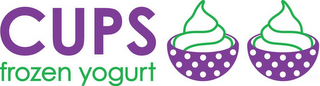 CUPS FROZEN YOGURT logo