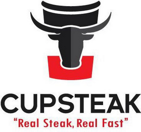 CUPSTEAK "REAL STEAK, REAL FAST" logo