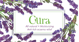 CURA ALL-NATURAL · MOISTURIZING ANTI-ITCH ECZEMA RELIEF logo