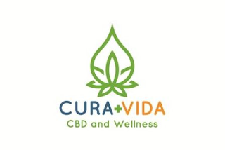 CURA + VIDA CBD AND WELLNESS logo