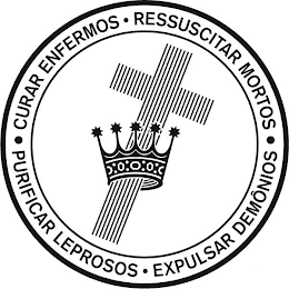 CURAR ENFERMOS· RESSUSCITAR MORTOS· PURIFICAR LEPROSOS· EXPLUSAR DEMONIOS logo