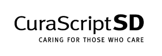CURASCRIPT SD CARING FOR THOSE WHO CARE logo