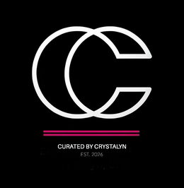 CURATED BY CRYSTALYN EST. 2026 logo