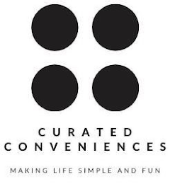 CURATED CONVENIENCES MAKING LIFE SIMPLE AND FUN logo