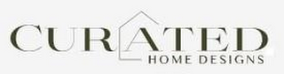 CURATED. HOME DESIGNS logo