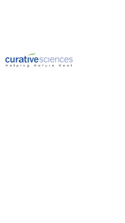 CURATIVE SCIENCES HELPING NATURE HEAL logo