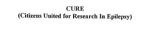 CURE (CITIZENS UNITED FOR RESEARCH IN EPILEPSY) logo