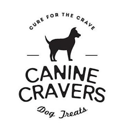 CURE FOR THE CRAVE CANINE CRAVERS DOG TREATS logo