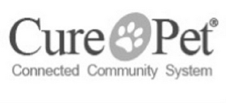 CURE PET CONNECTED COMMUNITY SYSTEM logo