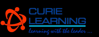 CURIE LEARNING LEARNING WITH THE LEADER logo