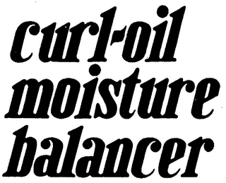 CURL-OIL MOISTURE BALANCER logo