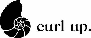CURL UP. logo