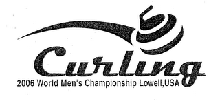 CURLING 2006 WORLD MEN'S CHAMPIONSHIP LOWELL, USA logo