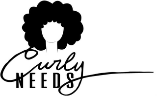 CURLY NEEDS logo