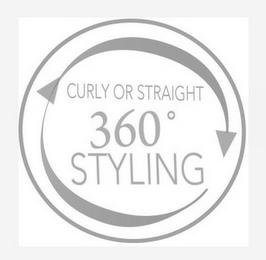 CURLY OR STRAIGHT 360° STYLING logo