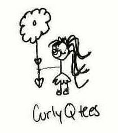 CURLY Q TEES logo