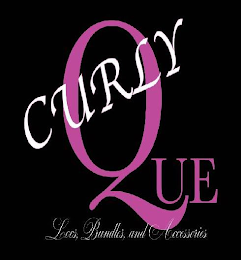 CURLY QUE LOCS, BUNDLES, AND ACCESSORIES logo