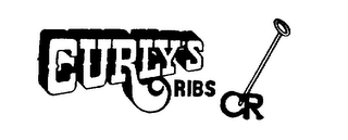 CURLY'S RIBS CR logo