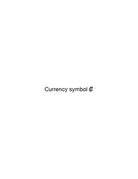 CURRENCY SYMBOL ¢ logo