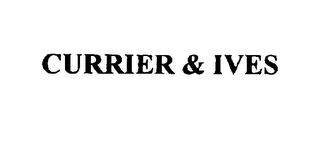 CURRIER & IVES logo