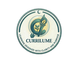 CURRILUME LEARNING DESIGNED WITH CLARITY AND PURPOSE. logo