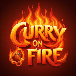CURRY ON FIRE logo