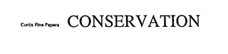 CURTIS FINE PAPERS CONSERVATION logo