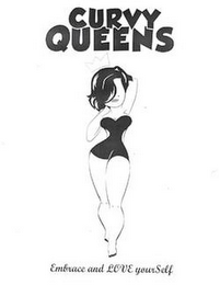 CURVY QUEENS EMBRACE AND LOVE YOURSELF logo
