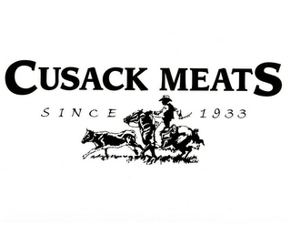 CUSACK MEATS SINCE 1933 logo