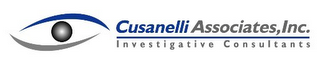 CUSANELLI ASSOCIATES, INC. INVESTIGATIVE CONSULTANTS logo