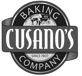 CUSANO'S BAKING COMPANY SINCE 1907 logo